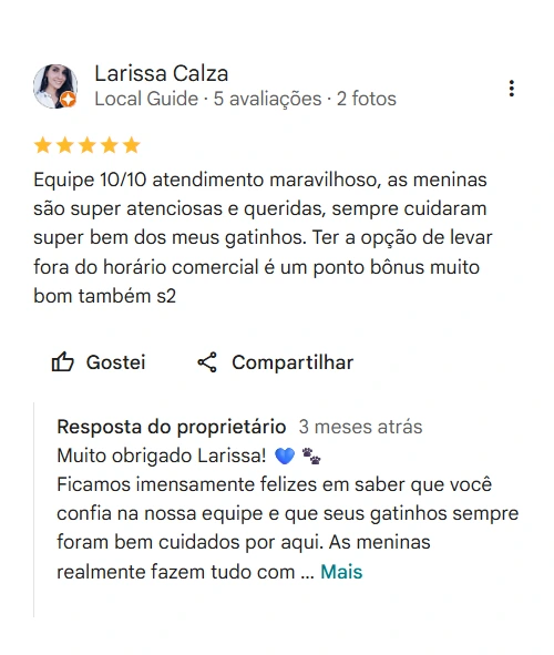 Avaliação 5 estrelas